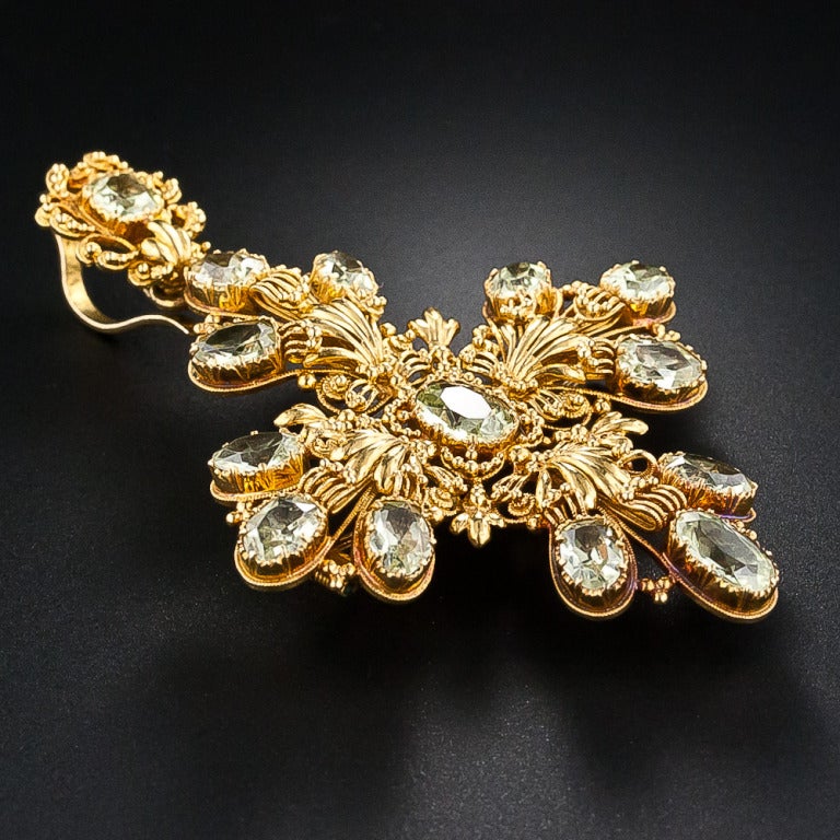 Early 19th Century Chrysoberyl Parure 1