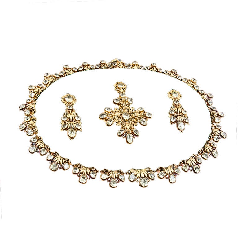 Early 19th Century Chrysoberyl Parure