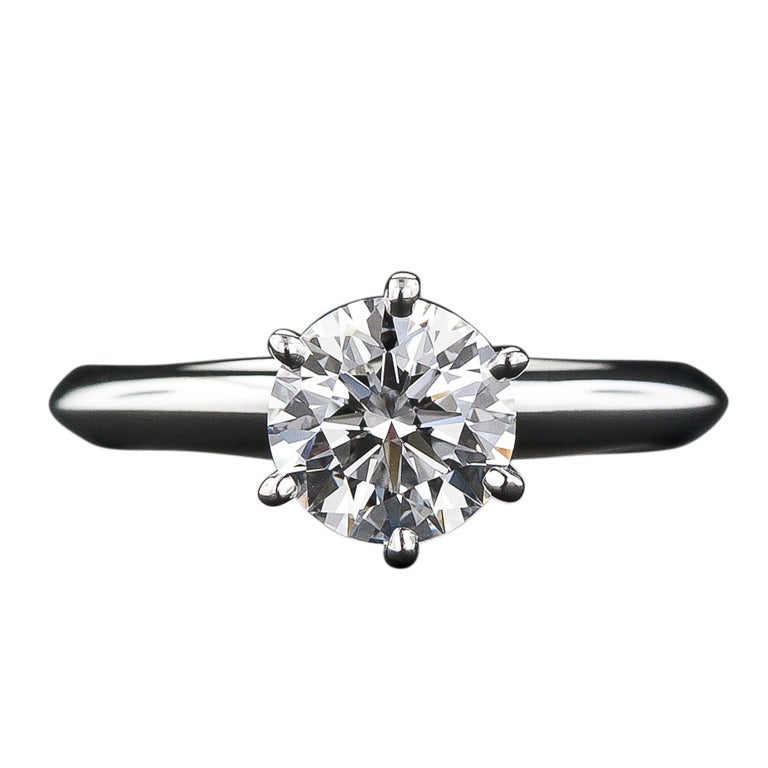 Tiffany & Co. 1.26 Carat Diamond Solitaire