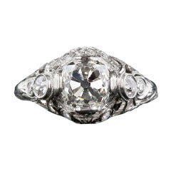 2.02 Carat Vintage Diamond Engagement Ring
