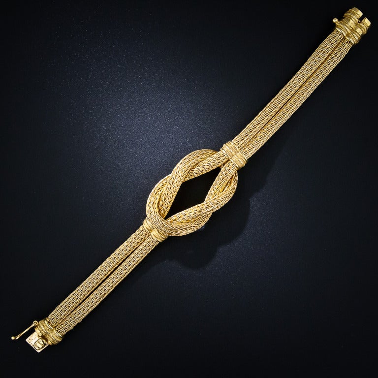 Lalaounis Hercules Knot, Necklace and Bracelet In Excellent Condition In San Francisco, CA