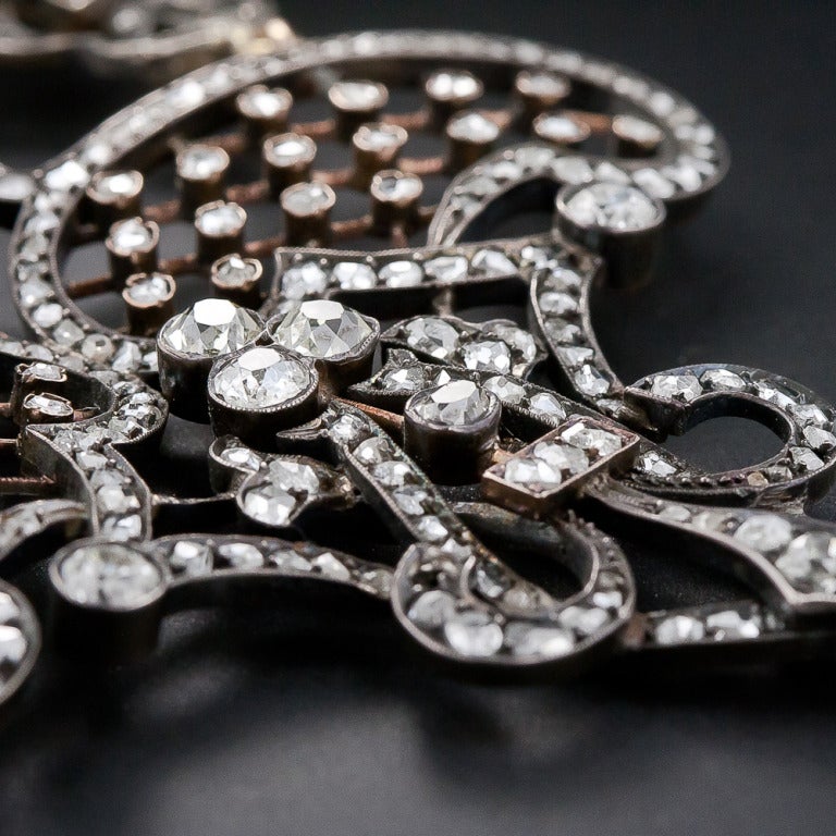 Extravagant Late Victorian Diamond Necklace For Sale 2