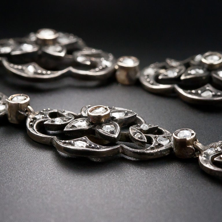 Extravagant Late Victorian Diamond Necklace For Sale 5