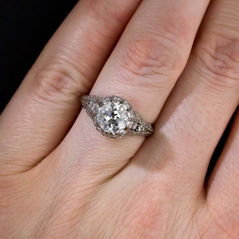 Superlative Diamond Solitare Ring For Sale 2