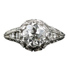 Superlative Diamond Solitare Ring