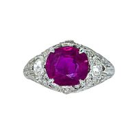 Edwardian Ruby Ring