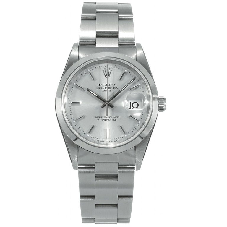 ROLEX Date Stainless Steel, Ref. 15200