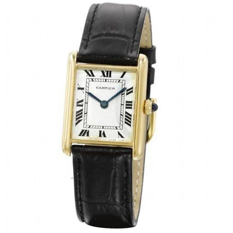 CARTIER 18Kt Gold Tank circa 1970