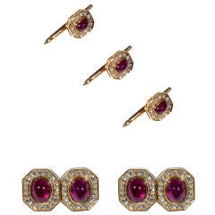 VAN CLEEF & ARPELS Diamond Ruby Dress Set