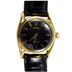 Vintage ROLEX 18kt Gold "BOMBAY", Ref. 6090 Circa 1953