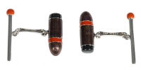 Silver Cigar and Matchstick Cufflinks by DEAKIN & FRANCIS