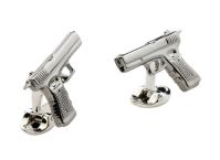 Silver Hand Gun Cufflinks DEAKIN & FRANCIS