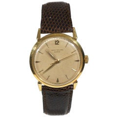 PATEK PHILIPPE Yellow Gold Center Seconds Wristwatch Ref 1578 circa 1950s