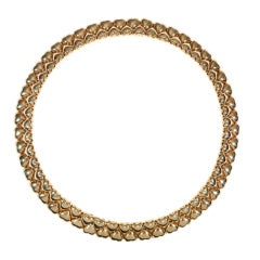 Vintage A Gold Necklace, BY CARTIER