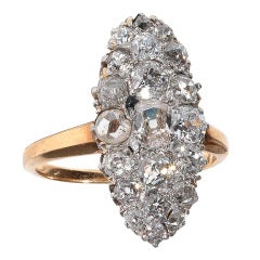 A Late Victorian Diamond Cluster Ring at 1stDibs