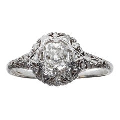 An Art Deco Engagement Diamond ring