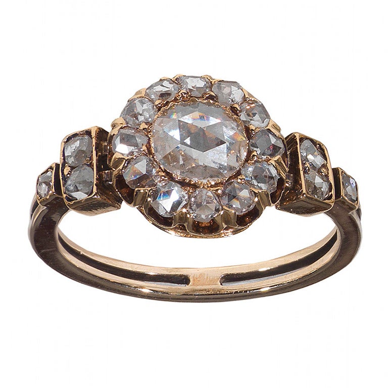 An Antique Rose-Cut Diamond Ring