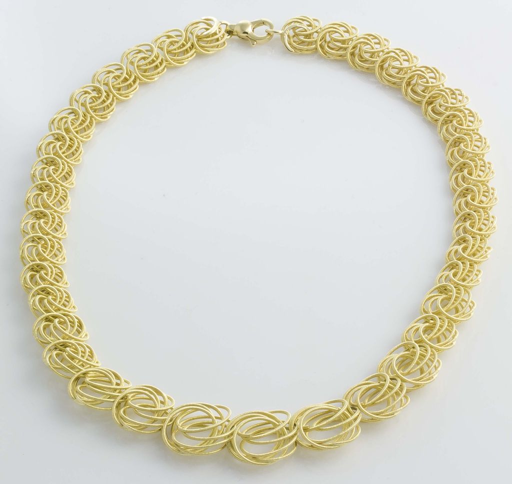 BUCCELLATI Hawaii  Gold Wire Link Necklace