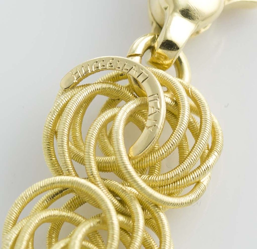 Contemporary BUCCELLATI Hawaii  Gold Wire Link Necklace
