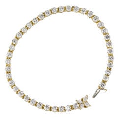 TIFFANY & CO. 18K Gold Diamond Victoria Bracelet 6.50 carat