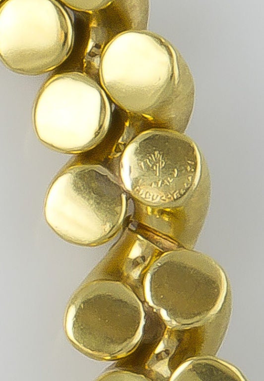 Women's M. BUCCELLATI 18K Gold Torchon Link Necklace