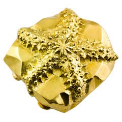 TIFFANY SCHLUMBERGER Estate Gold Starfish Pill Box