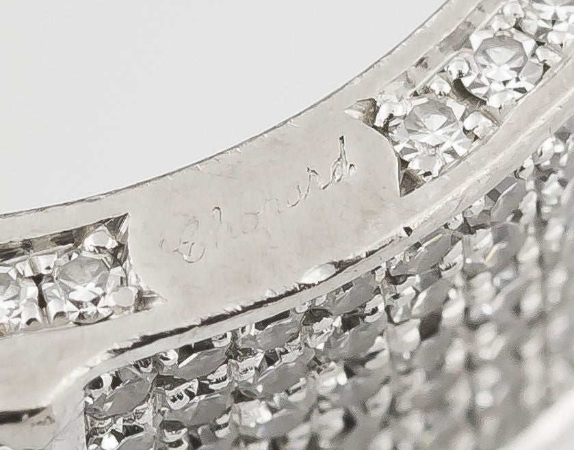 Chopard Ice Cube Diamond Gold Band Ring In Excellent Condition In New York City, NY