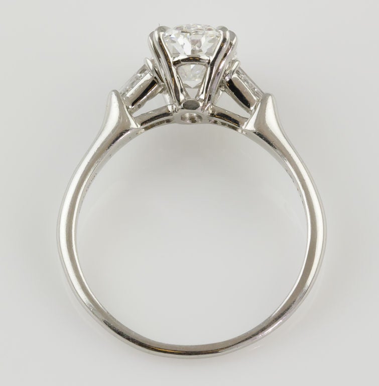 harry winston oval diamond ring