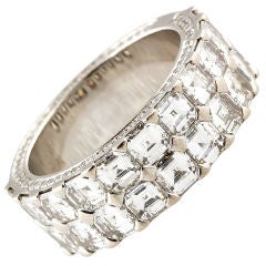 Chopard Ice Cube Diamond Gold Band Ring