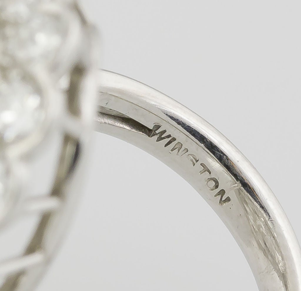 Harry winston estate engagement rings