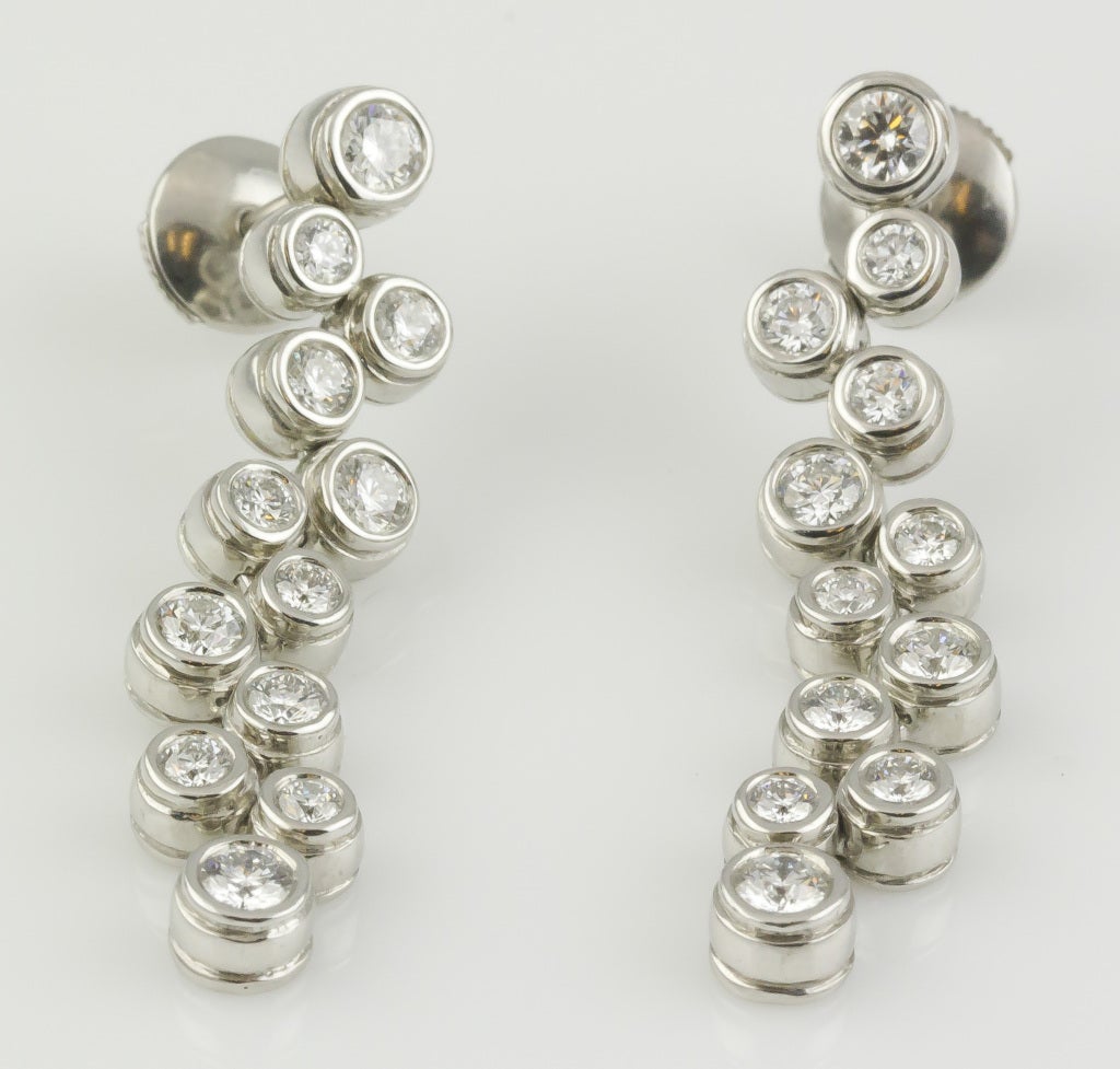 Tiffany shop bubbles earrings