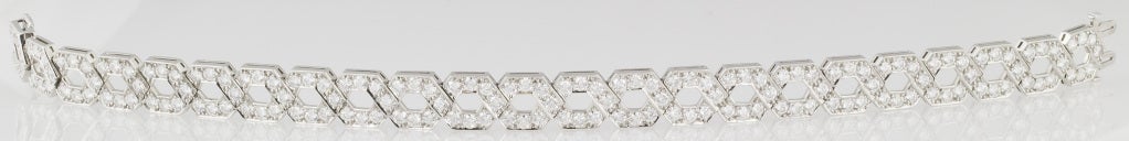 Women's TIFFANY & CO. Impressive Platinum Diamond Link Bracelet