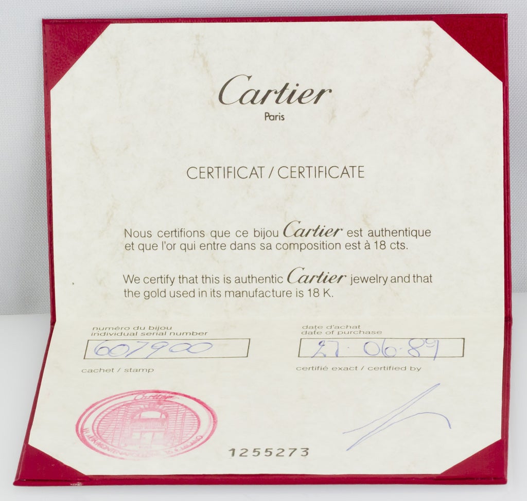 CARTIER PANTHERE Diamond Ruby and Gold Band 4