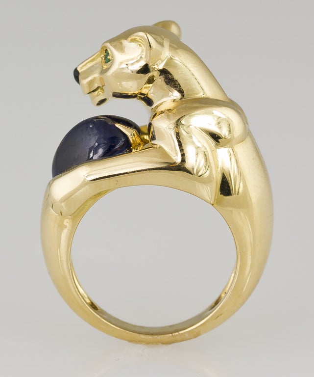 cartier lion ring