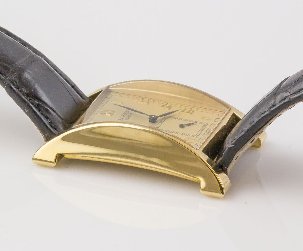 PATEK PHILIPPE Yellow Gold Pagoda Limited Edition Wristwatch 4