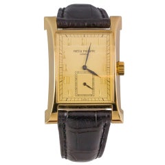 Vintage PATEK PHILIPPE Yellow Gold Pagoda Limited Edition Wristwatch