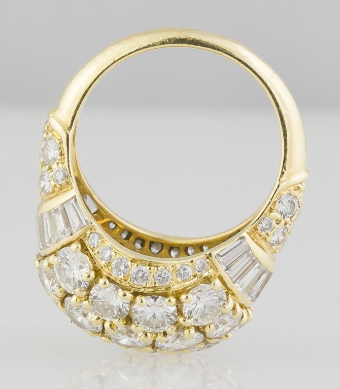 Women's CARTIER Diamond Gold Dome Ring