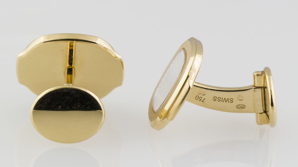 PATEK PHILIPPE Nautilus Pink Gold Cufflinks