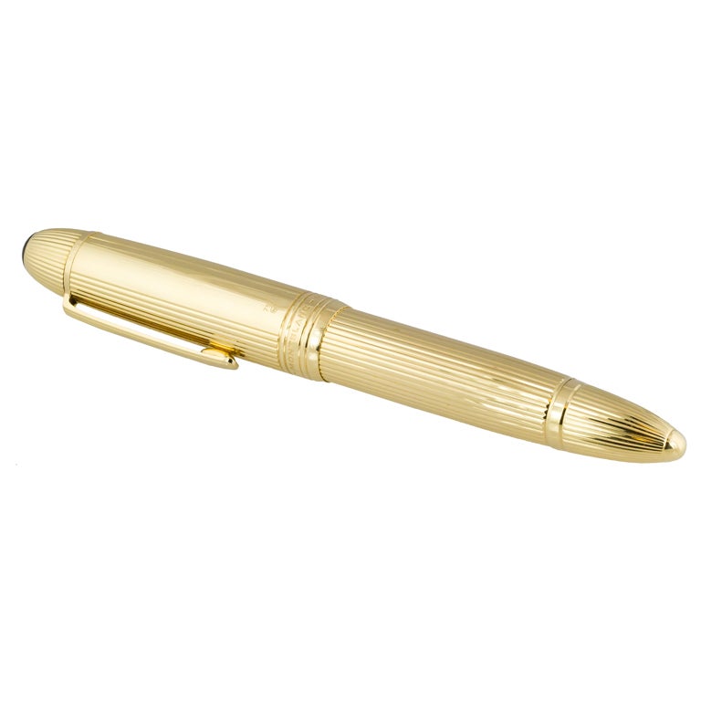 MONTBLANC Meisterstuck Solitaire 149 Large Gold Ribbed Fount