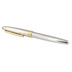 Used MONTBLANC Meisterstuck 144 Platinum Gold Fountain Pen
