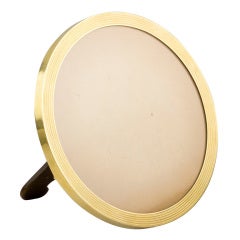 CARTIER Retro Gold Round Picture Frame
