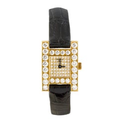 Chopard Ladies Yellow Gold Diamond "H" Quartz Wristwatch