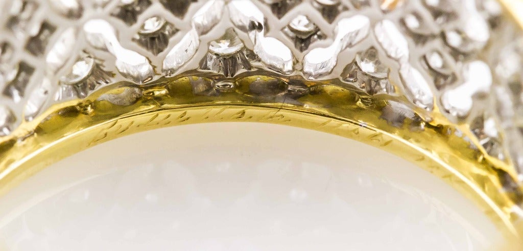 Women's BUCCELLATI Vietri Diamond & Gold Band Sz. 7.5