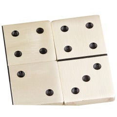 BUCCELLATI Sterling Silver Dominoes Set