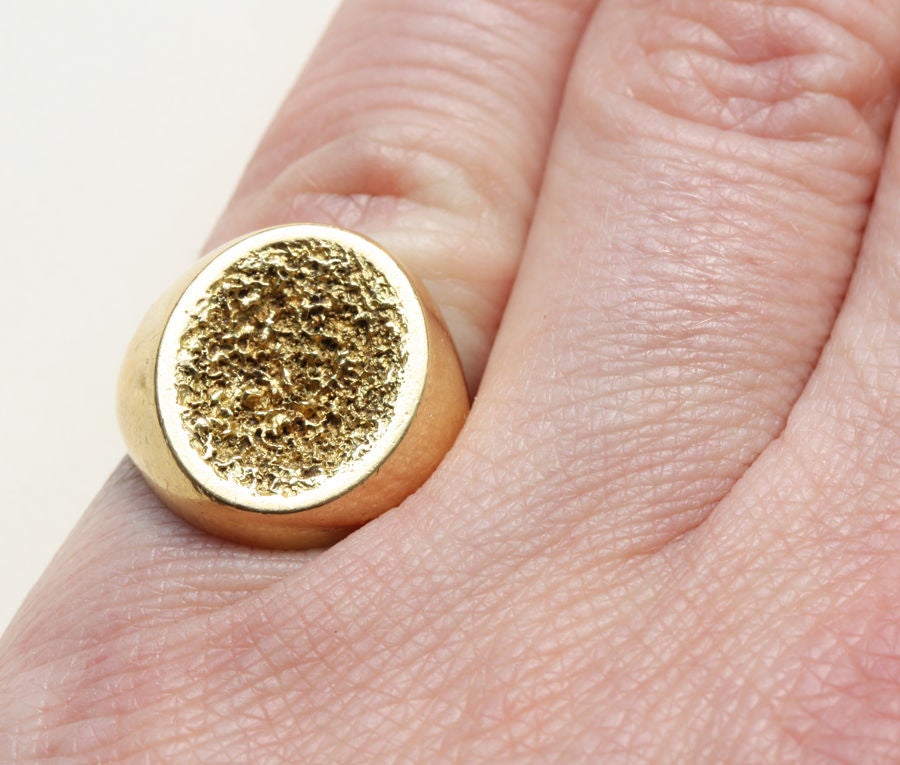 Women's or Men's JOHN DONALD Gold Ring