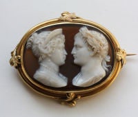 Napoleon & Marie Louise Cameo Brooch