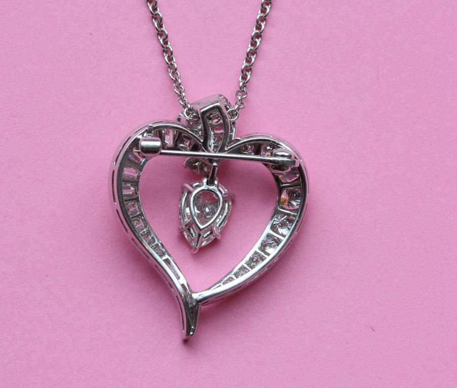 harry winston heart necklace