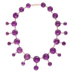 Superb Large Amethyst Necklace