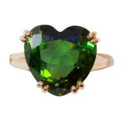 TIFFANY & CO. Bague coeur en tourmaline