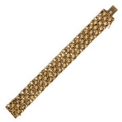 CARTIER PARIS Gold Braided Bracelet